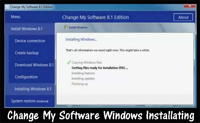 change my software download