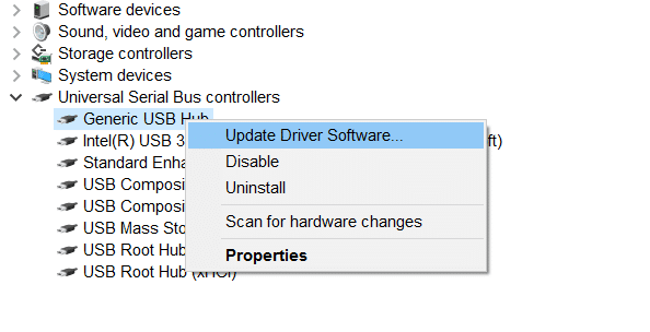 generic usb driver for windows 10